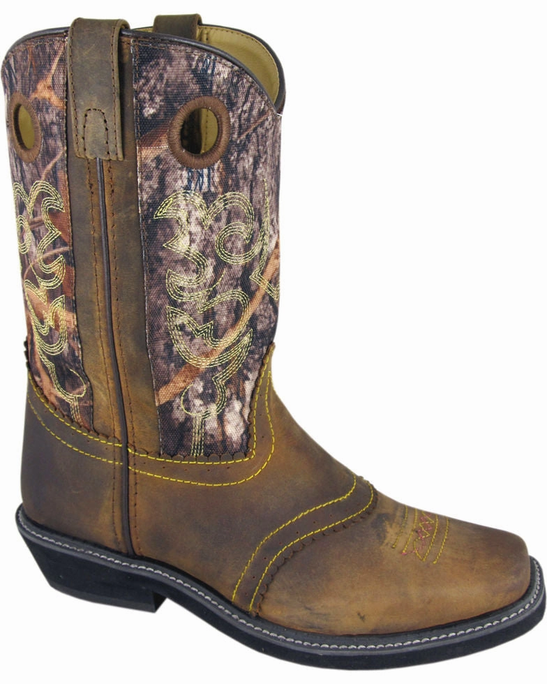 Smoky Mountain Pawnee Camo Cowgirl Square Toe Boots Style 6360 Comfort Edge