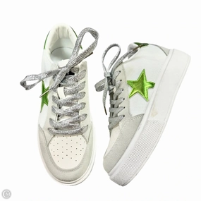 Shoes Sneakers By Vintage Havana In Green & White, Size: 8 Hydration Wicking