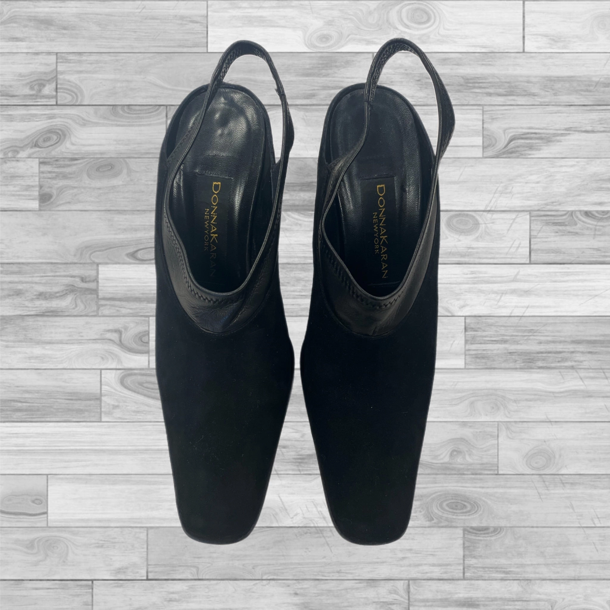 Shoes Heels Block By Donna Karan In Black, Size: 7.5 Patent Look