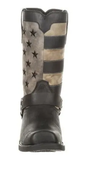 DURANGO MENS BLACK FADED HARNESS BOOT STYLE DDB0141 High Traction Trail Runner City Trek