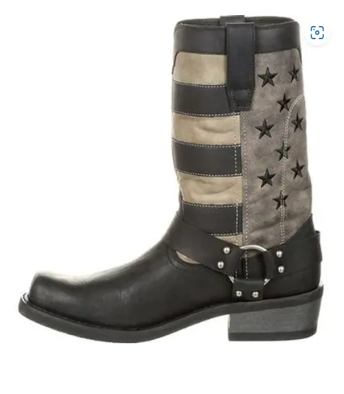 Elastic DURANGO MENS BLACK FADED HARNESS BOOT STYLE DDB0141