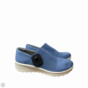 Agile Step Tapered Heel Cup Shoes Sneakers By Life Stride In Blue & White, Size: 8