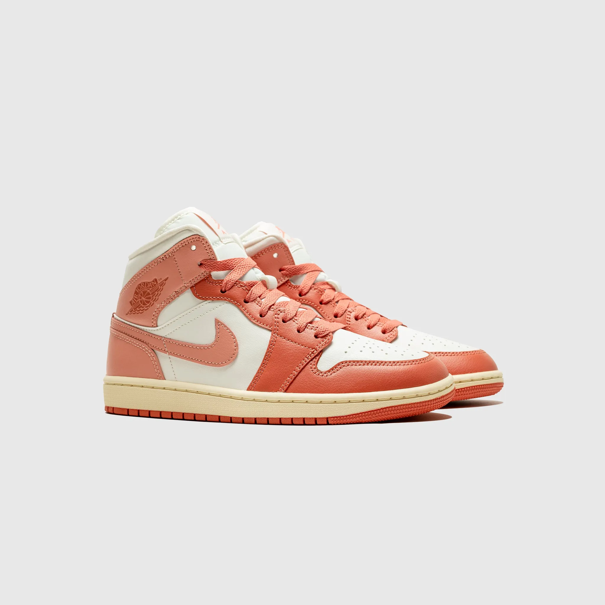 WMNS AIR JORDAN 1 MID "LIGHT MADDER ROOT" Responsive Midsole