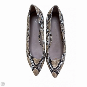 Removable Footbed Low Top Style Shoes Heels Block By Anthropologie In Snakeskin Print, Size: 7