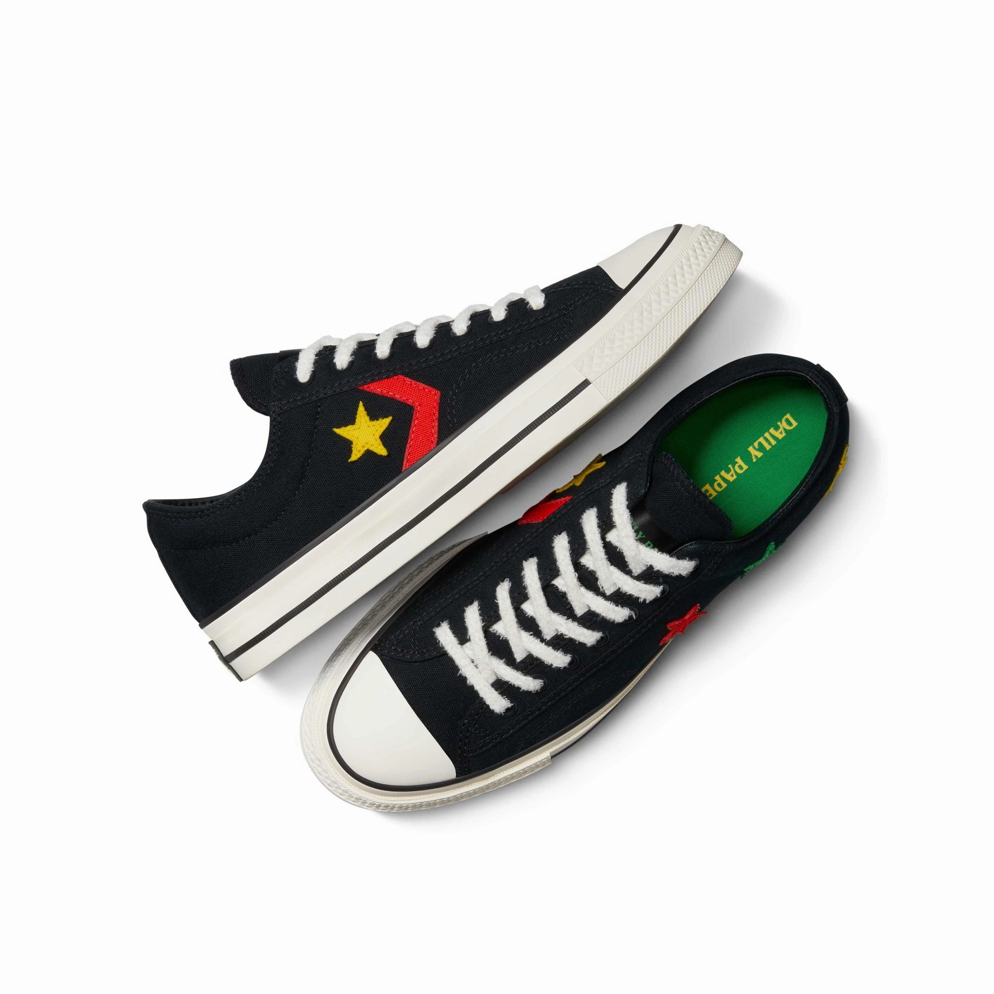 running for a way to stay healthy Converse x Daily Paper Mens Star Player OX Shoes