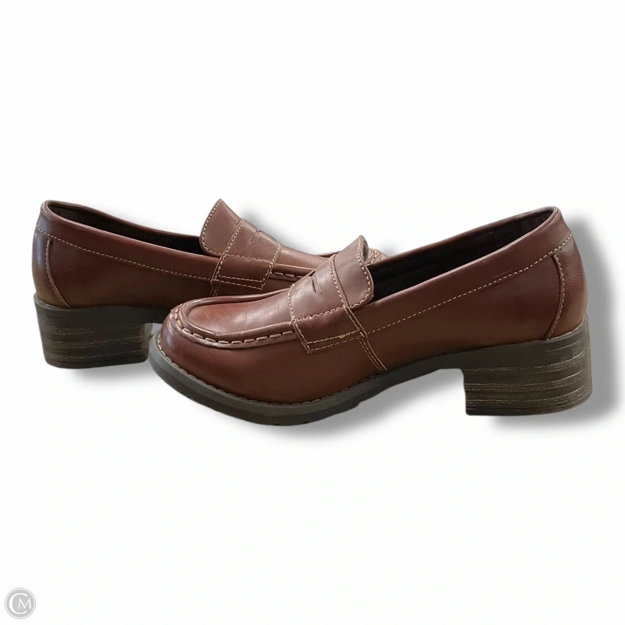 Shoes Heels Block By Eastland In Brown, Size: 6.5 Pointed Heels