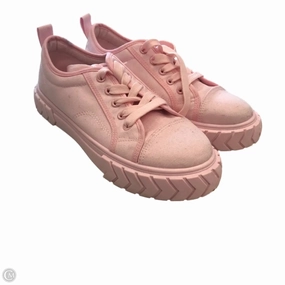 Breathable Collar Padding Shoes Sneakers By Clothes Mentor In Pink, Size: 9.5