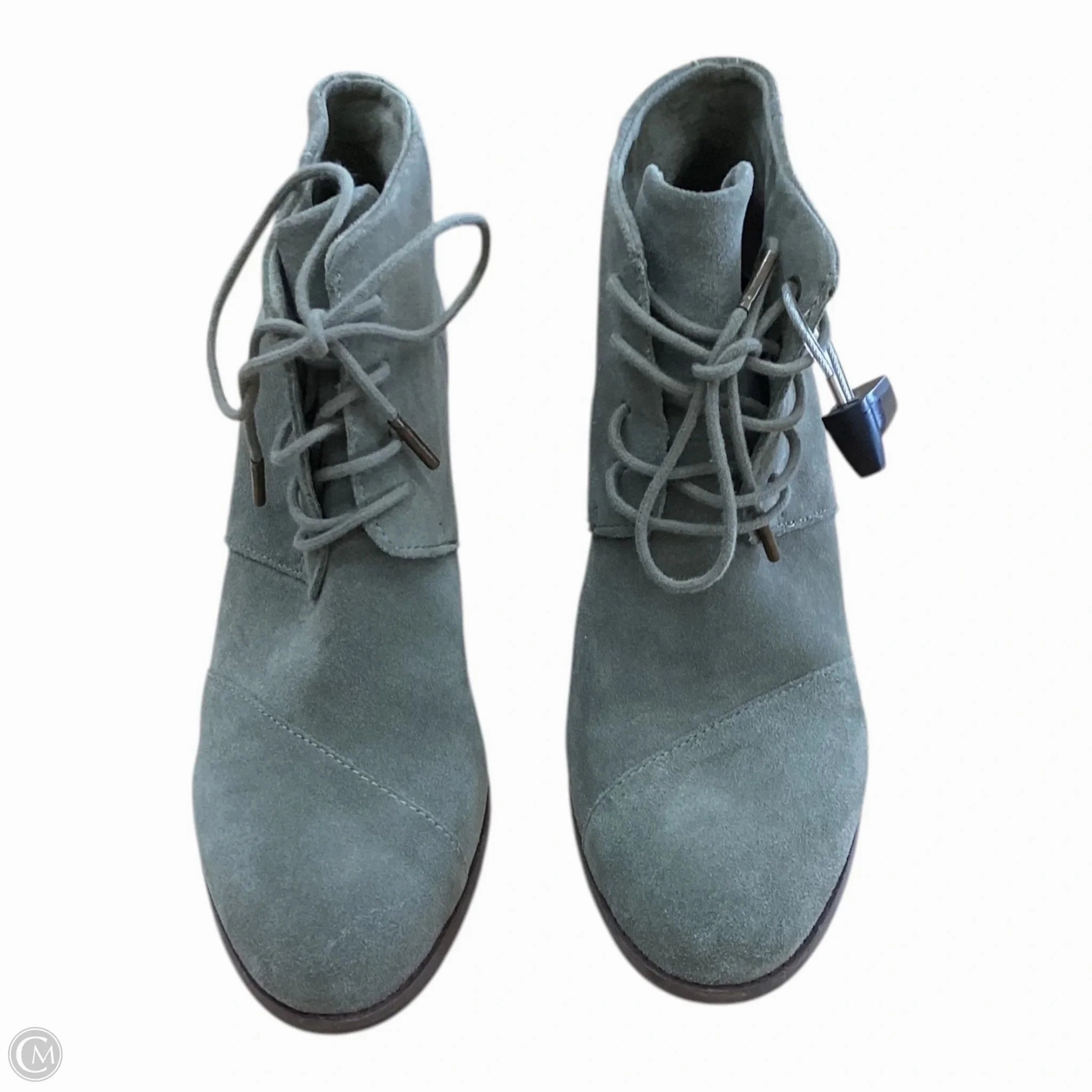 Comfortable Stiletto Sandals Luxurious Sandals Shoes Heels Block By Toms In Green, Size: 10