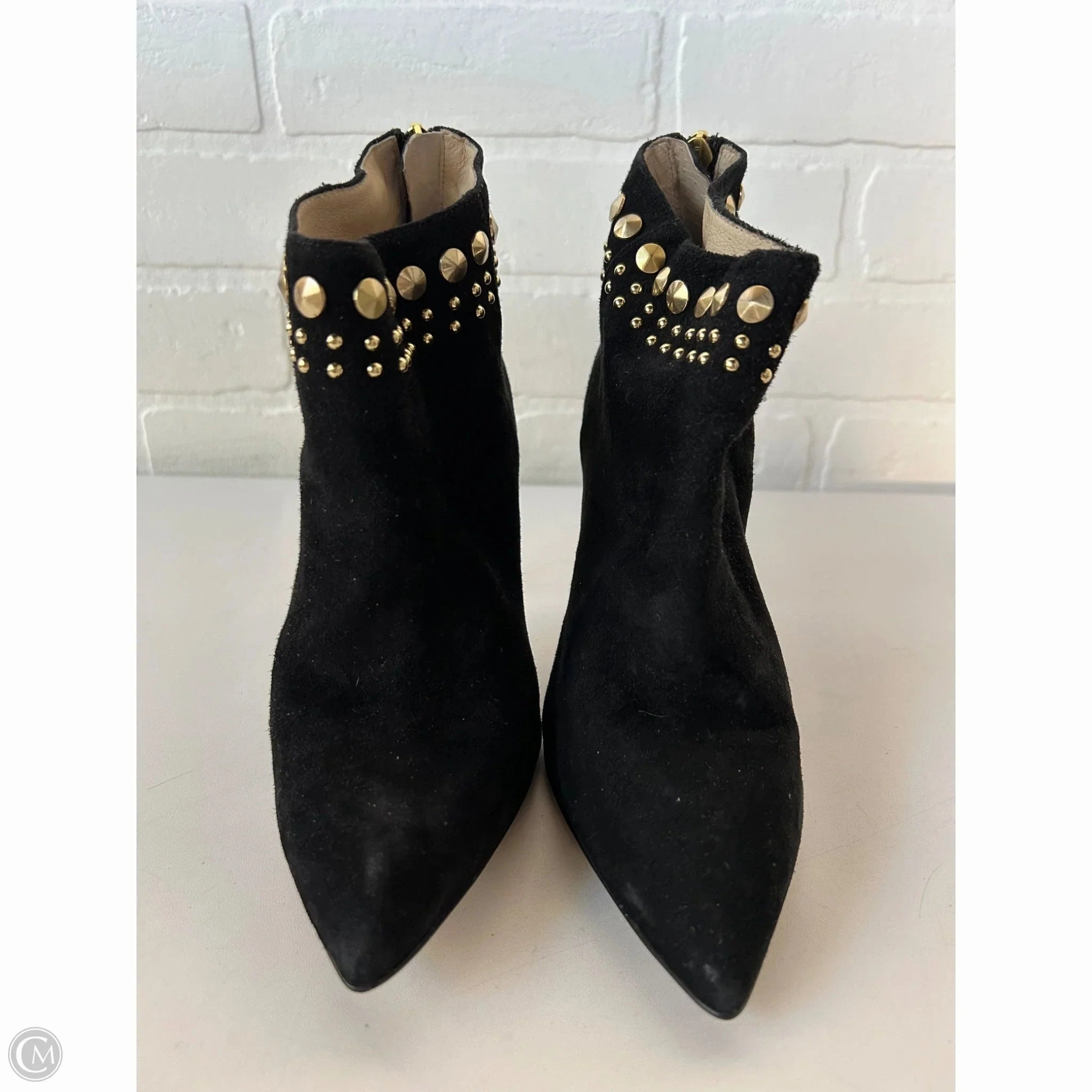 Shoes Heels Stiletto By Joan And David In Black & Gold, Size: 6 Minimalist Heels Evening Sandals