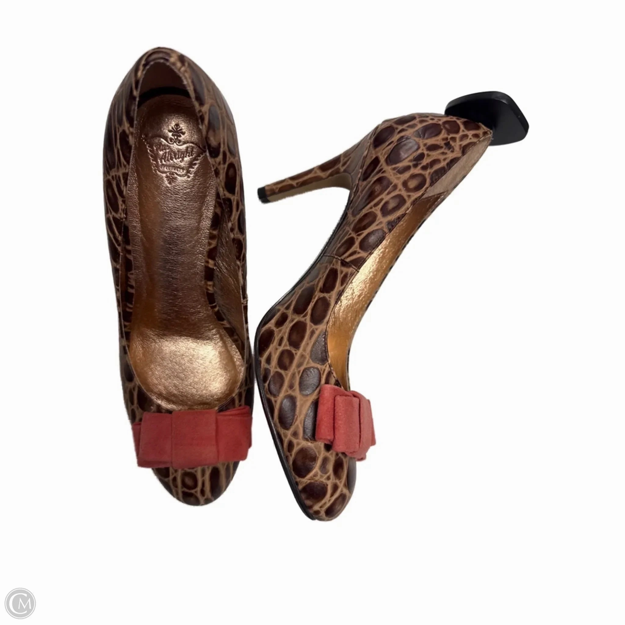 Shoes Heels Stiletto By MISS ALIRHGT In Animal Print, Size: 8 Bridal Shoes with Embellishments Flexible Sole