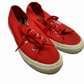 Rolling Transition Shoes Sneakers By Superga In Red, Size:7.5