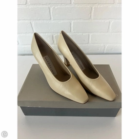 Smart Pumps Shoes Heels Block By Bandolino In Cream, Size: 7