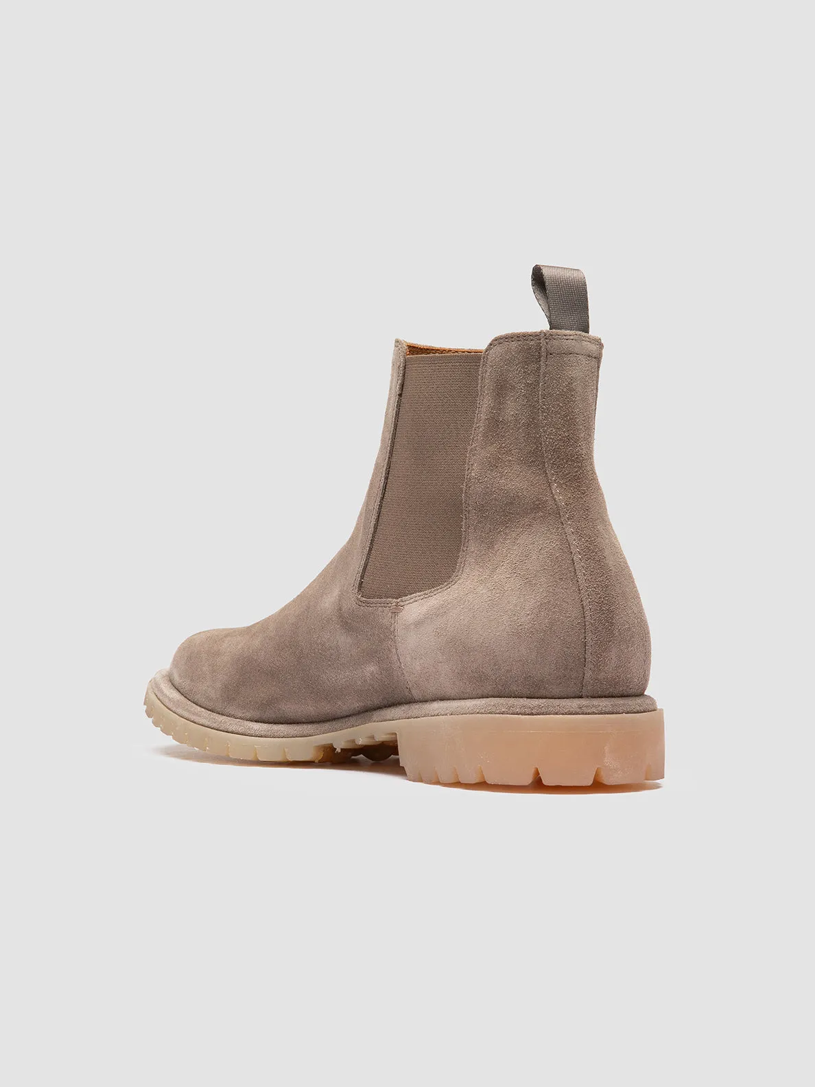 Waterproof Function Abrasion resistant SPECTACULAR 014 - Grey Suede Chelsea Boots