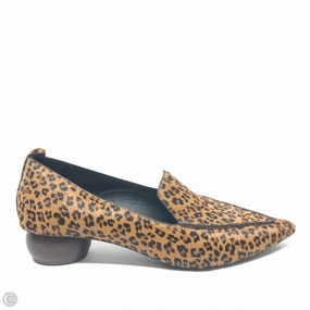 Shoes Heels Block By Jeffery Campbell In Animal Print, Size: 9 High Top Slip On Design