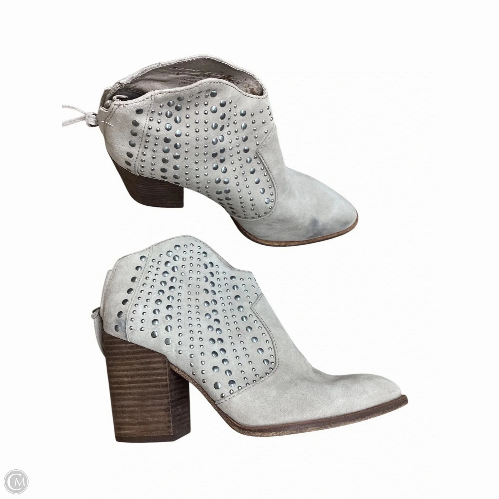 Cozy Heels Shoes Heels Block By Vince Camuto In Grey, Size: 6