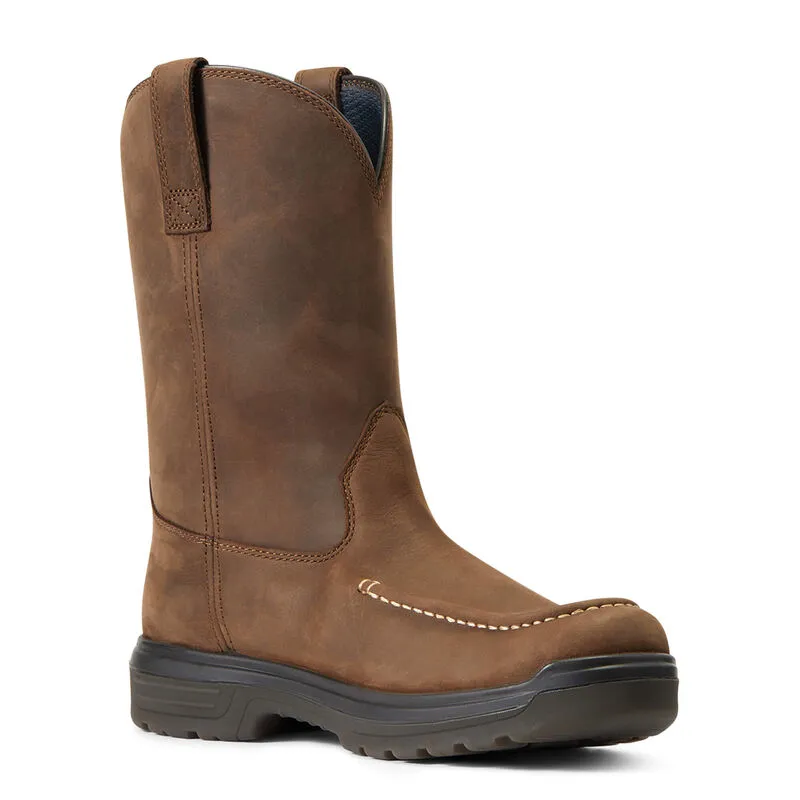 Breathable Morning Walk Mountain Proof Ariat Turbo Moc Toe Waterproof Work Boot Style 10040397