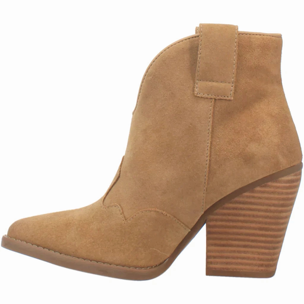Classic Edge DINGO FLANNIE NATURAL LEATHER BOOTIE STYLE DI342WH3