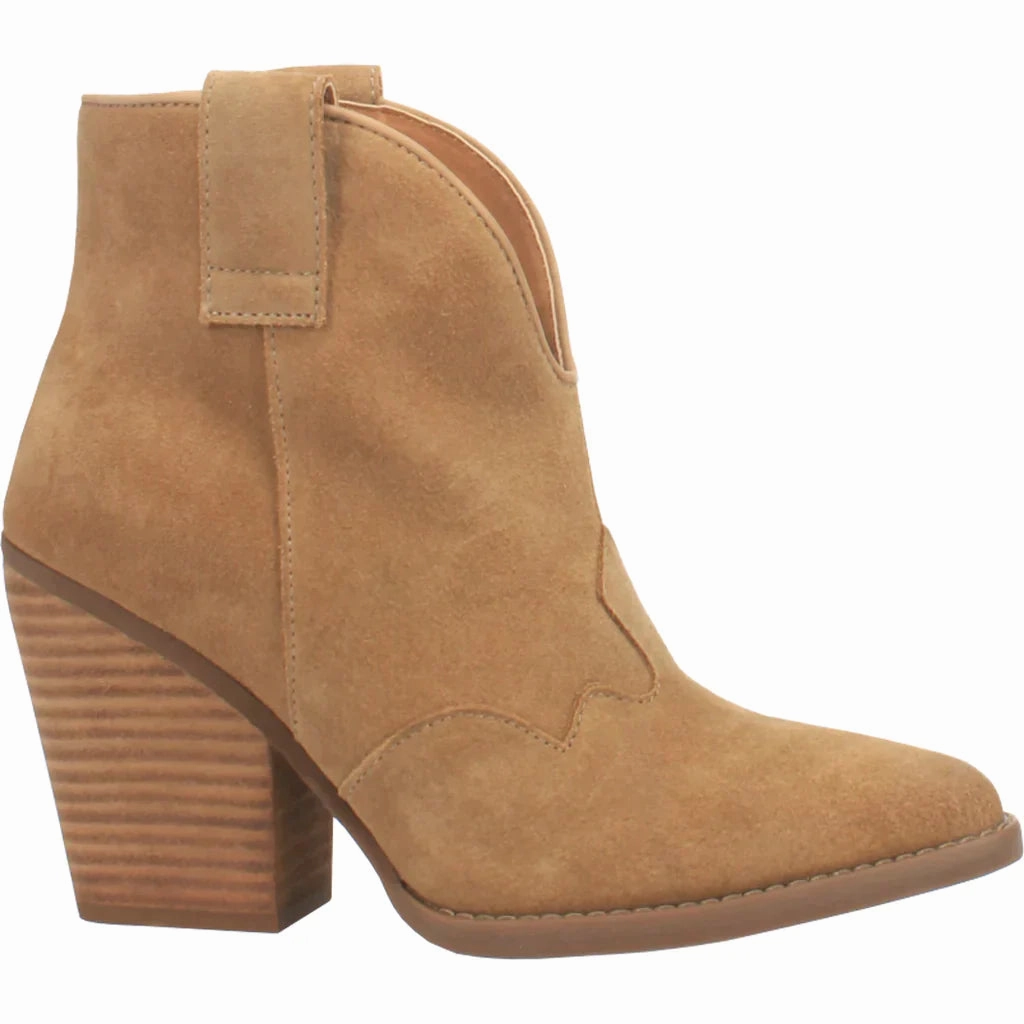 DINGO FLANNIE NATURAL LEATHER BOOTIE STYLE DI342WH3 Essential Boot Comfy Look