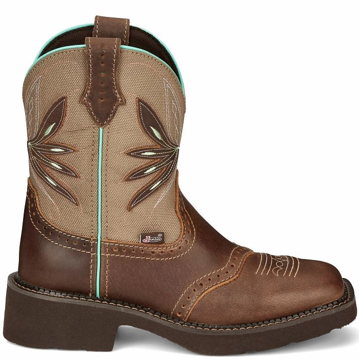 Warm Interior Flexible Justin Ladies Nettie Western Boots Style GY9536
