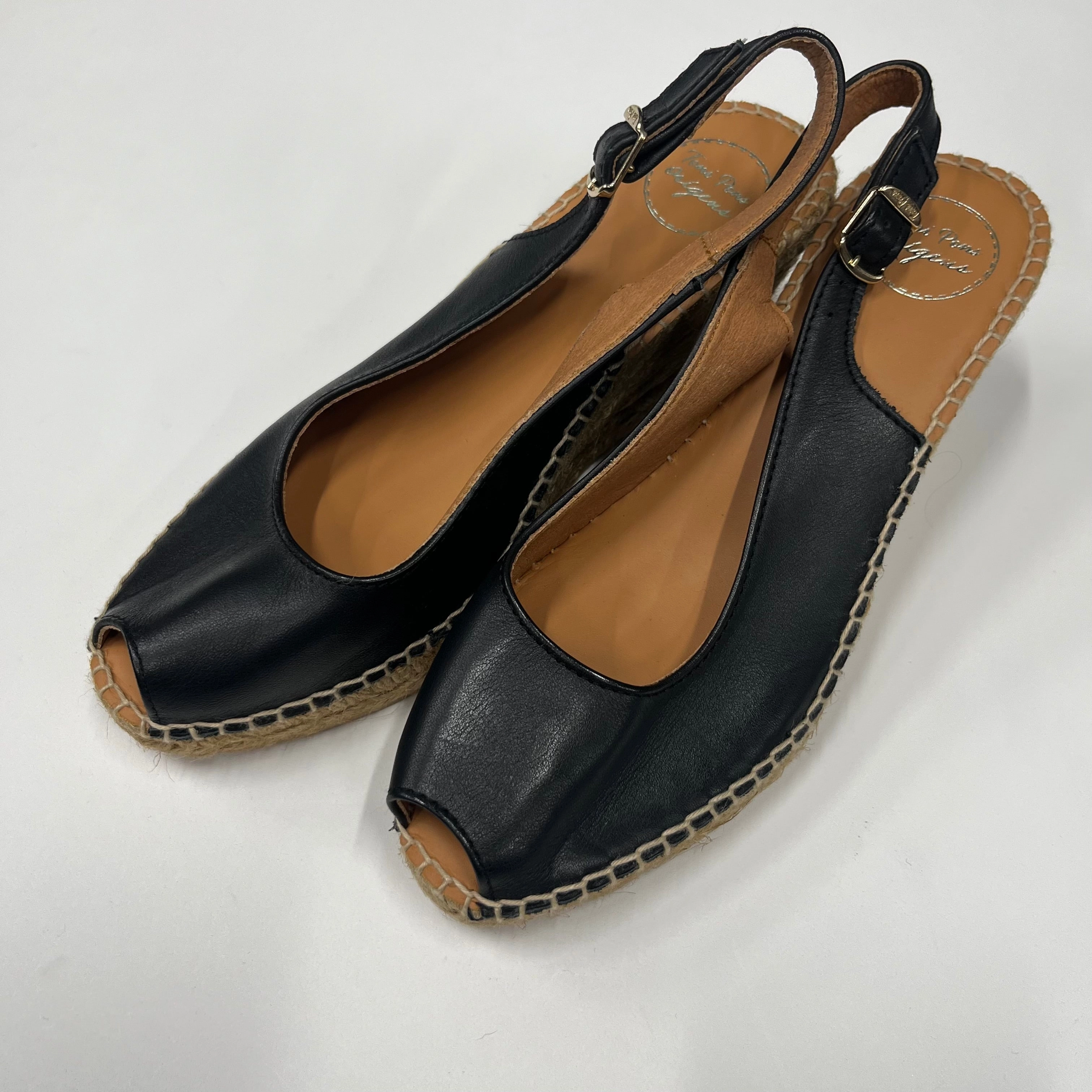 Ankle Strap Shoes Custom Heels Shoes Heels Espadrille Wedge By Toni Pons  Size: 7.5