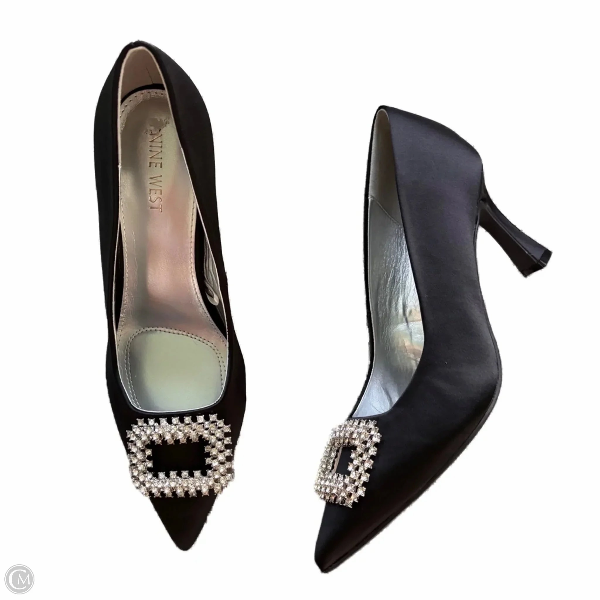 Flexible Movement Shoes Heels Stiletto By Nine West In Black, Size: 8