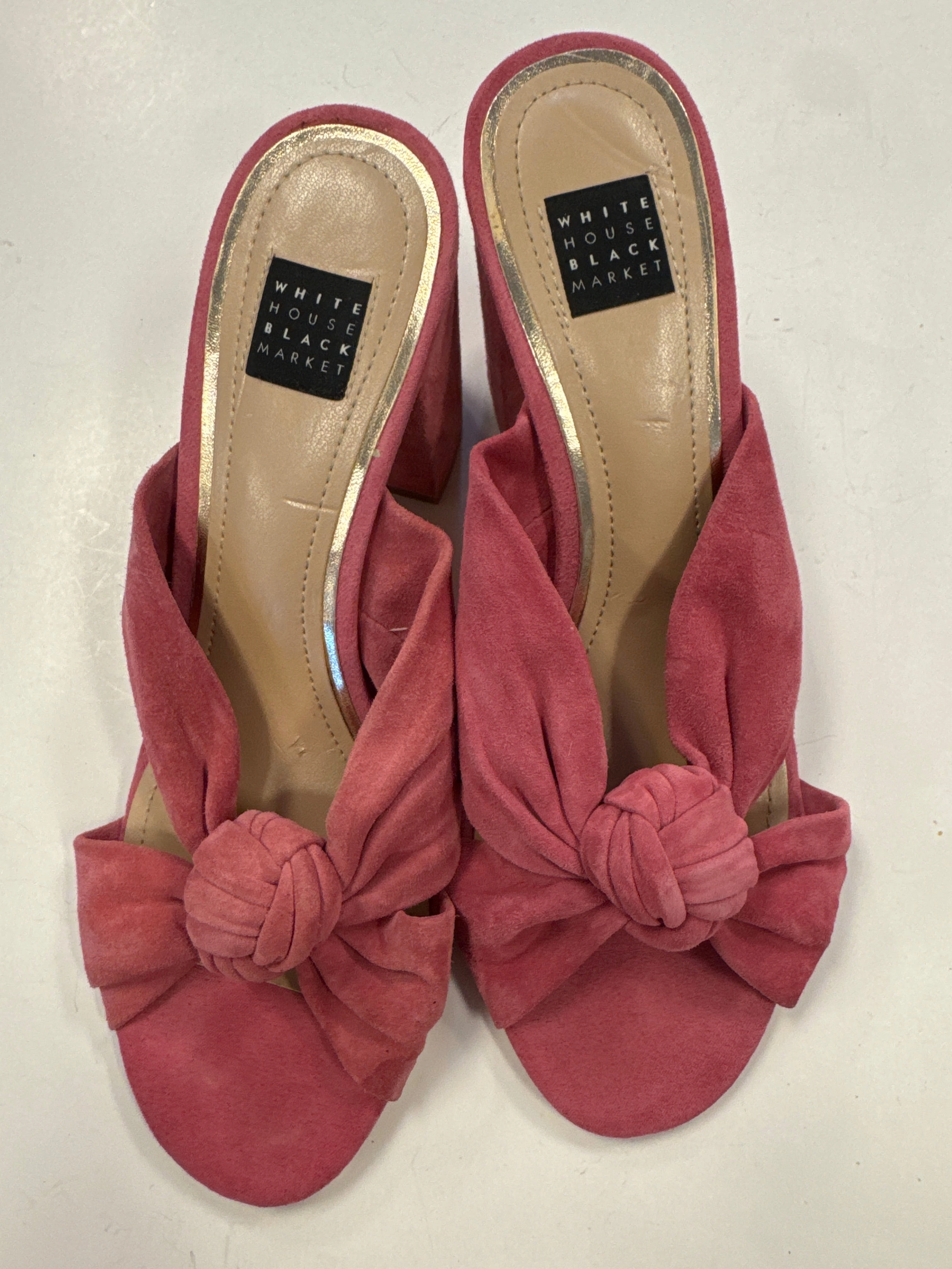 Shoes Heels Block By White House Black Market In Pink, Size: 6.5 Pointed Toe Pumps Bohemian Style Heels