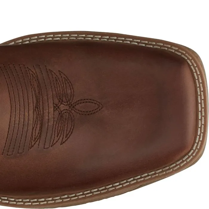 Premium Leather Travel Friendly JUSTIN MENS NITREAD WATERPROOF WORKBOOTS STYLE CR3200