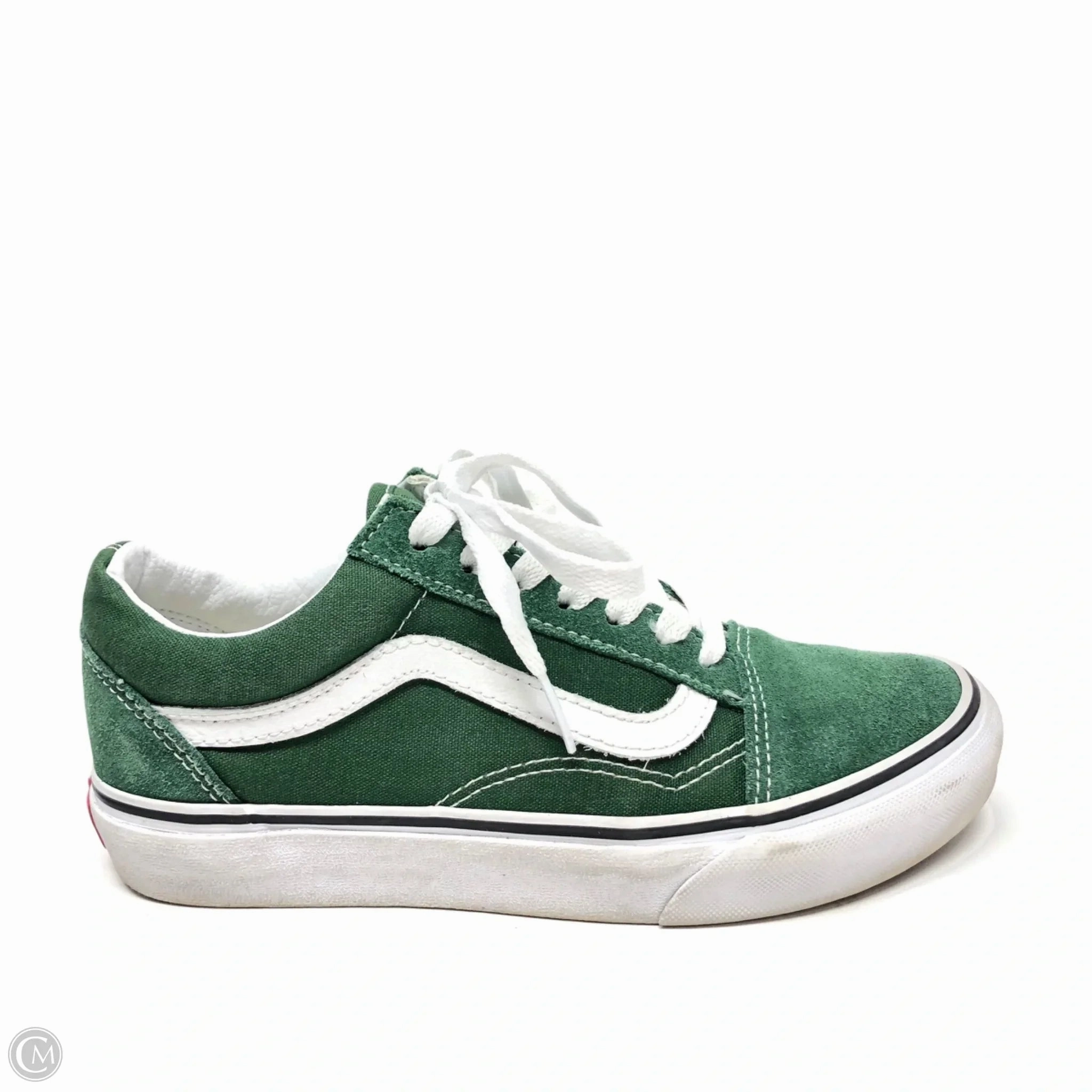 Shoes Sneakers By Vans In Green, Size: 6 Soft Tongue Design High Mobility