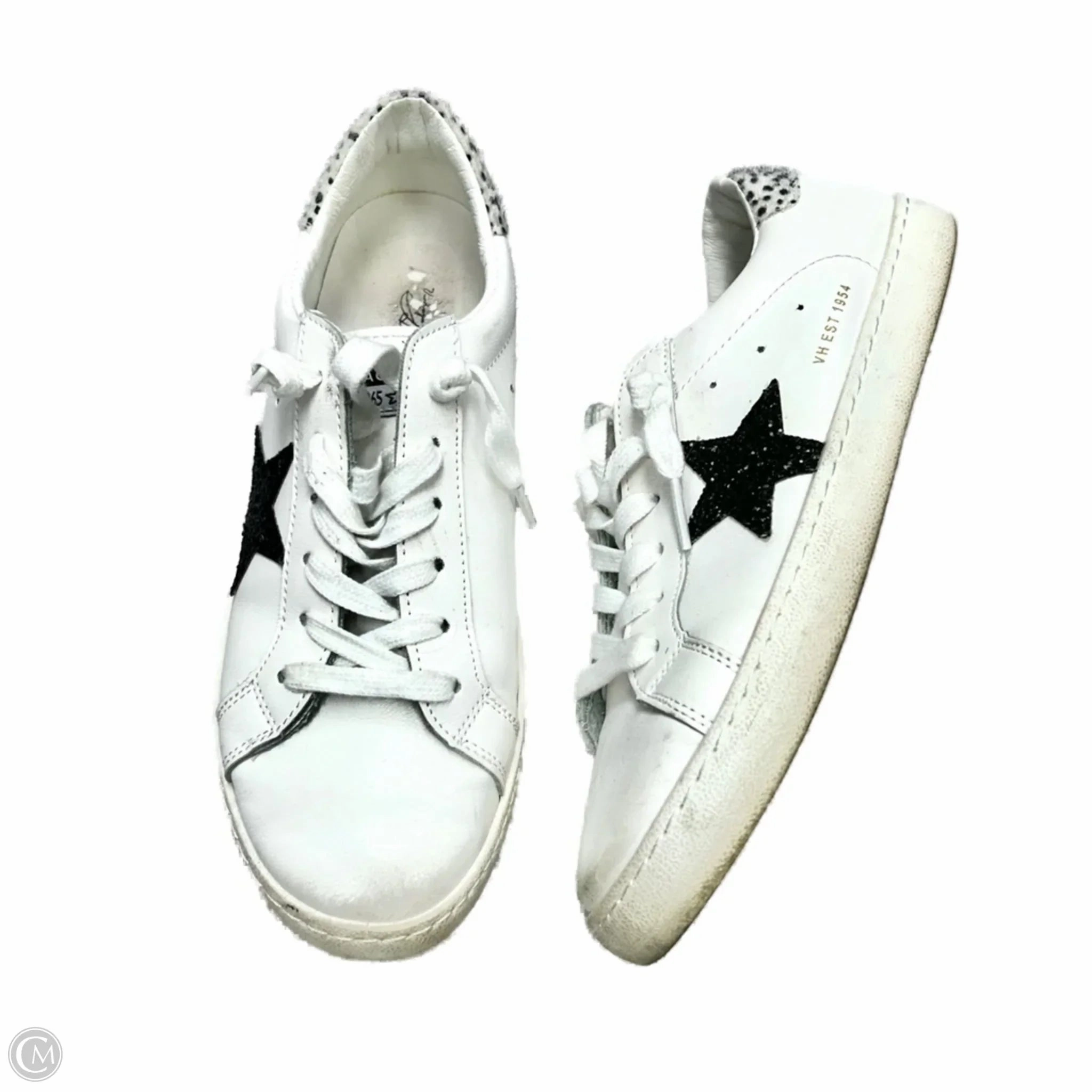 Stabilizing Heel Cage Shoes Sneakers By Vintage Havana In Black & White, Size: 8.5