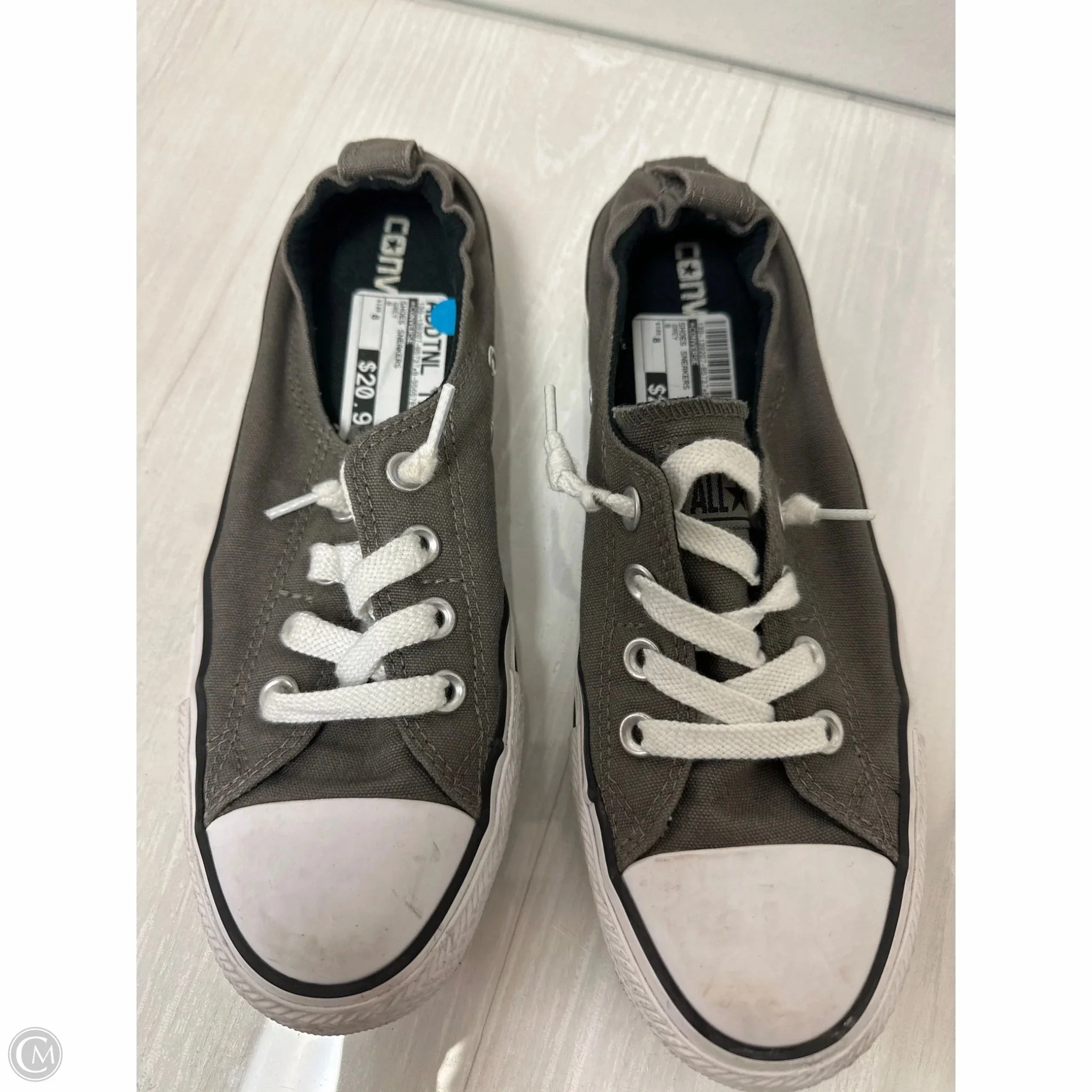 Fast Routine Shoes Sneakers By Converse In Grey, Size: 8