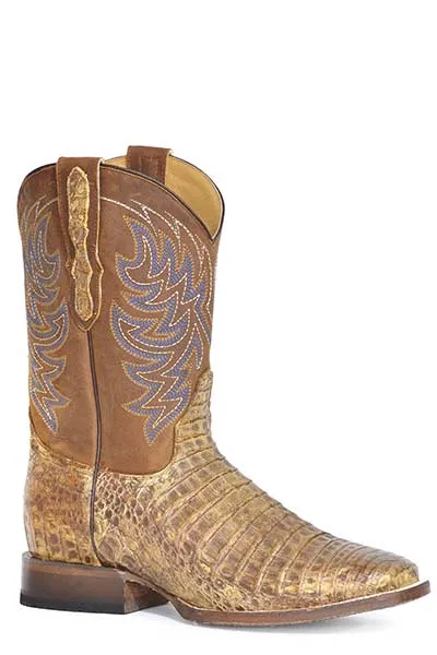 Stetson Mens Cameron Caiman Boots Style 12-020-8818-4043 Anti-Skid
