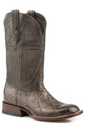 Stability Base Stetson Mens Grator Alligator Square Toe Boots Style 12-020-1852-0419