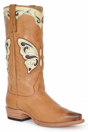 Comfortable Tongue MachineWashable Stetson Ladies Mariposa Boot Style 12-021-6105-0200