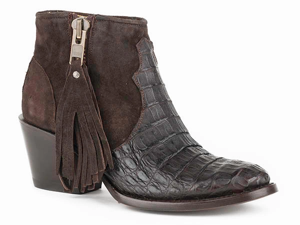 Stetson Ladies Paris Caiman Boot Style 12-021-7503-4007 Heavy Grip Cowgirl Vibe