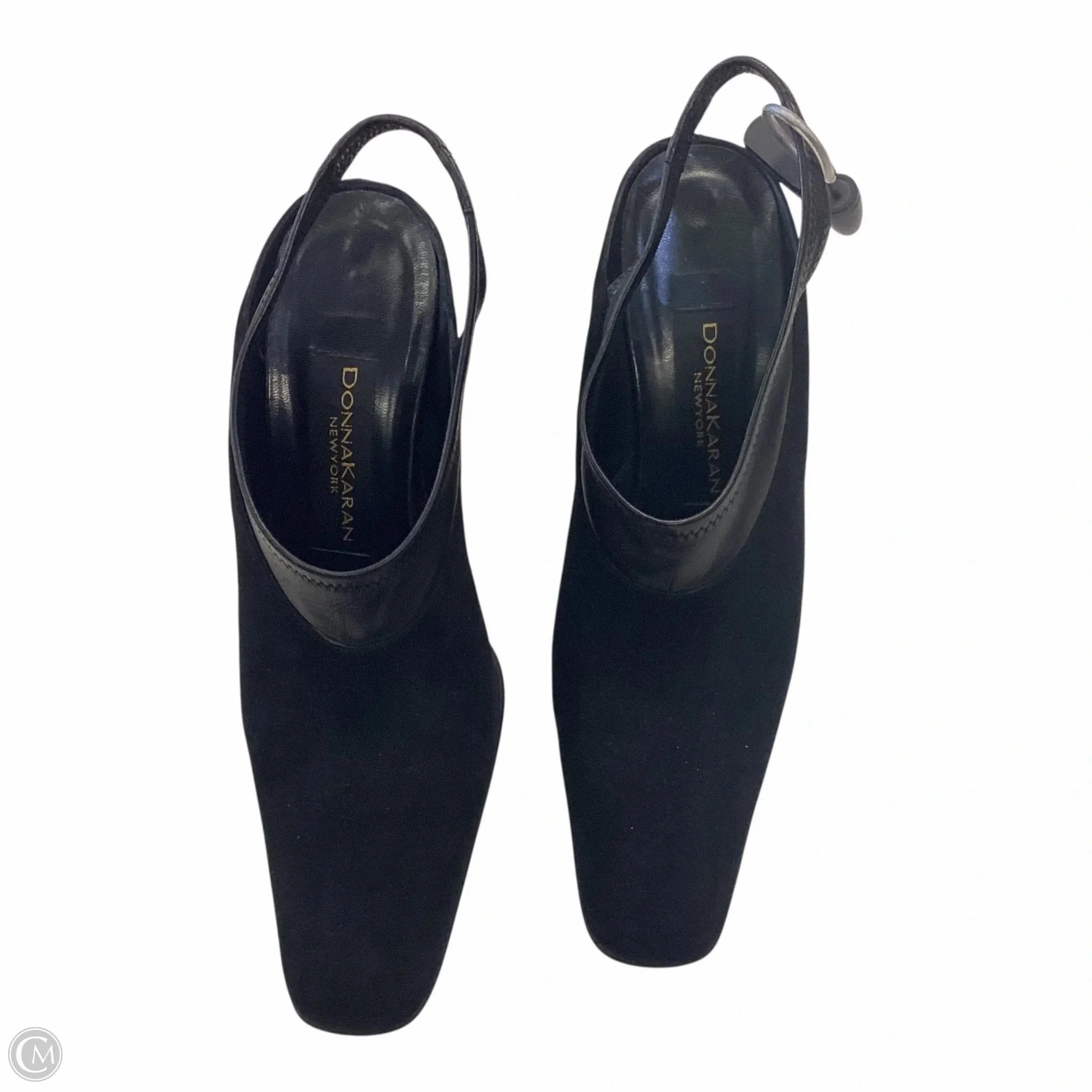 Shoes Heels Block By Donna Karan In Black, Size: 7.5 Wedding Sandals