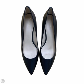 Comfortable Collar Patent Look Shoes Heels Stiletto By Cole-haan In Black, Size: 11