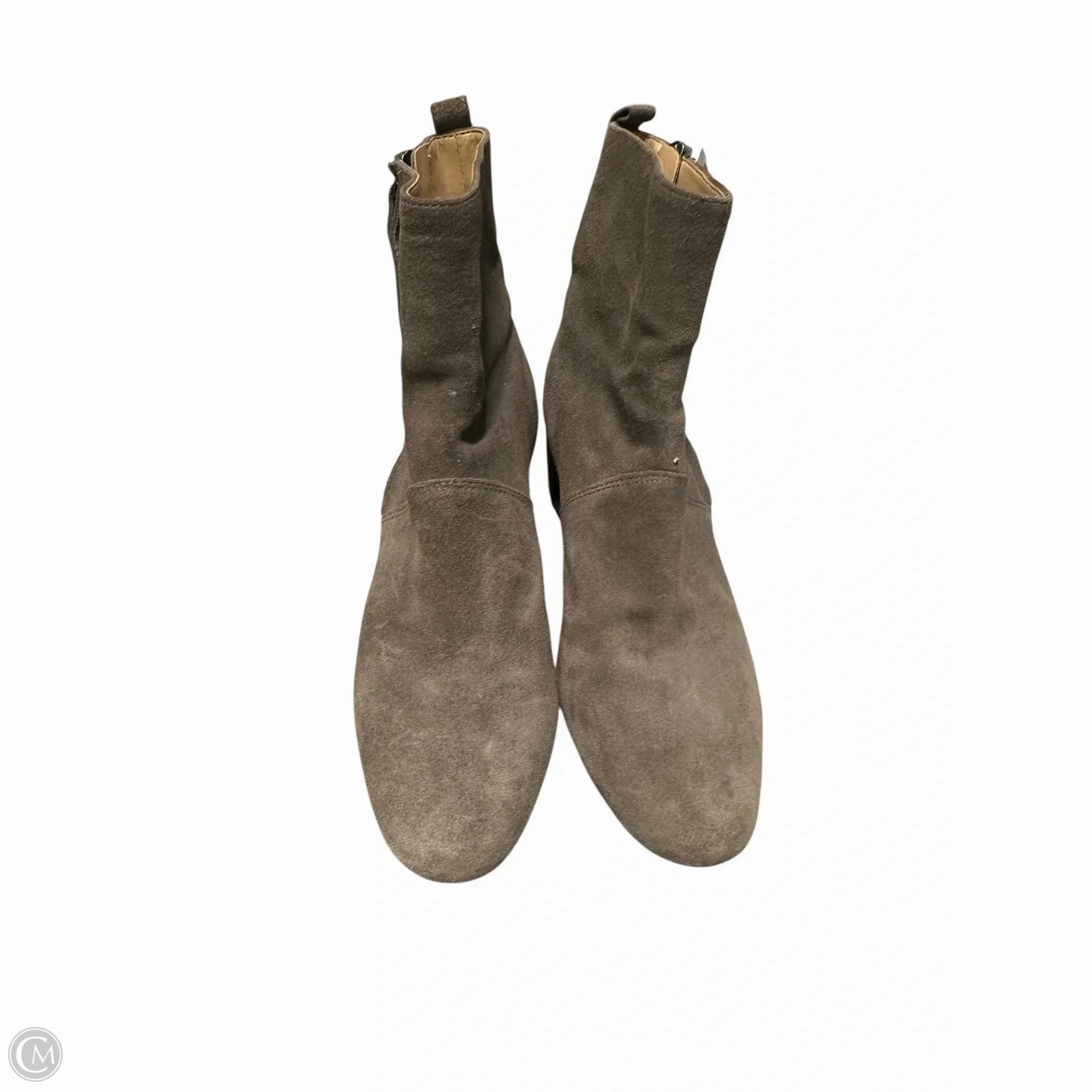 Pointed Heels High Heel Pumps Shoes Heels Block By Banana Republic In Grey, Size: 7.5