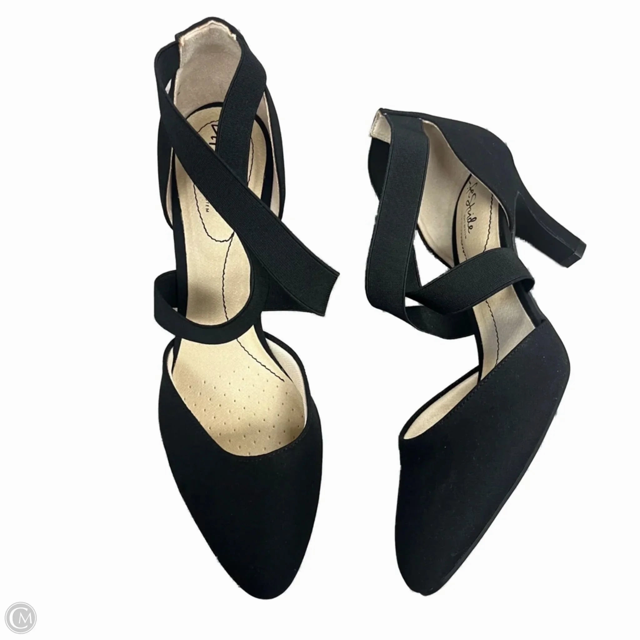 Shoes Heels Stiletto By Life Stride In Black, Size: 11 Cushioned Sole Dainty Heels