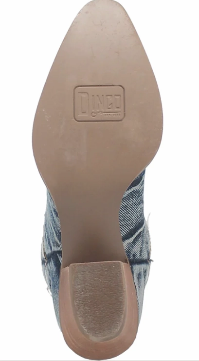 DINGO Y'ALL NEED DOLLY DENIM BOOT STYLE DI950-BL Rough Walk