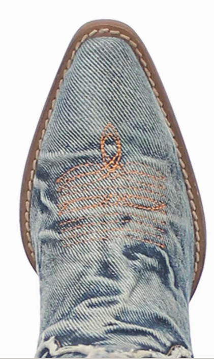 Thermal Protection Reinforced Form Trail Exploration DINGO Y'ALL NEED DOLLY DENIM BOOT STYLE DI950-BL