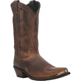 Laredo Mens Murphy Snip Toe Western Boots Style 68475 Metallic Buckle Tread Pattern