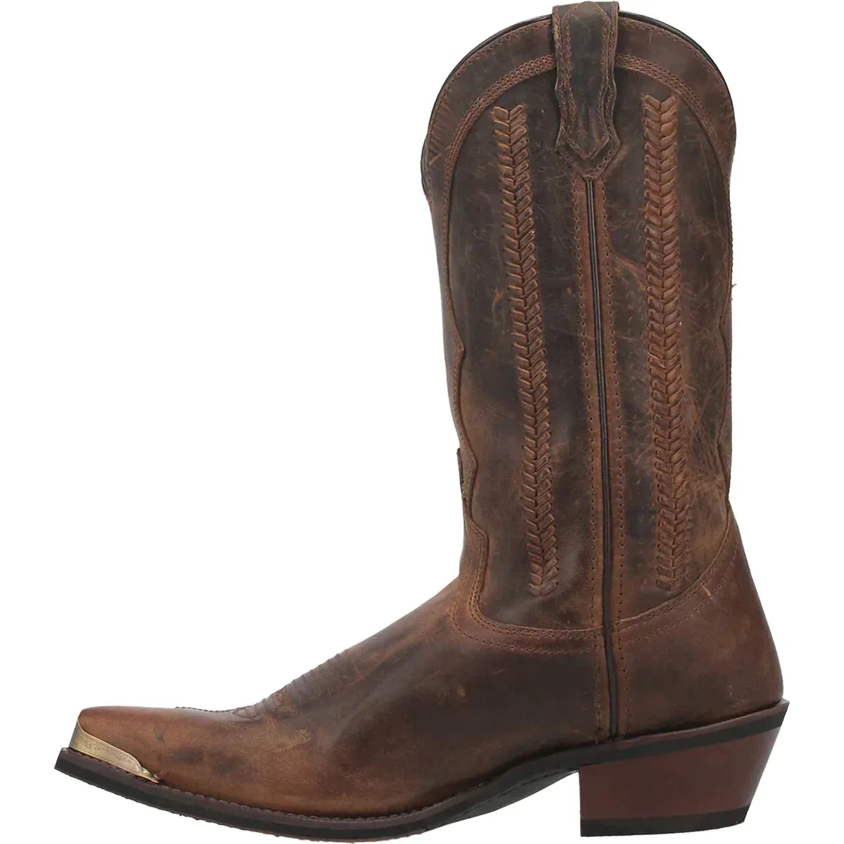 Secure Closure Laredo Mens Murphy Snip Toe Western Boots Style 68475