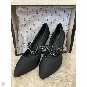 Wedding Sandals Shoes Heels Stiletto By Simply Vera In Black, Size: 10