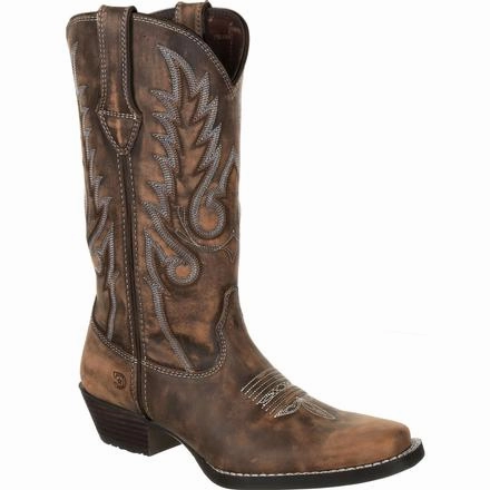Lace-Up Closure Adventure Ready DURANGO DREAM CATCHER WOMEN'S DISTRESSED BROWN WESTERN BOOT STYLE DRD0327