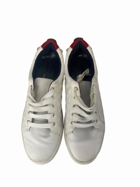 Wear   Resistant Urban Luxury White Shoes Sneakers Kurt Geiger, Size 8.5