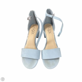 Footwear Style Shoes Heels Block By Sugar In Blue, Size: 7