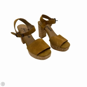 Heel shoes foldable Shoes Heels Block By Free People In Brown, Size: 8.5