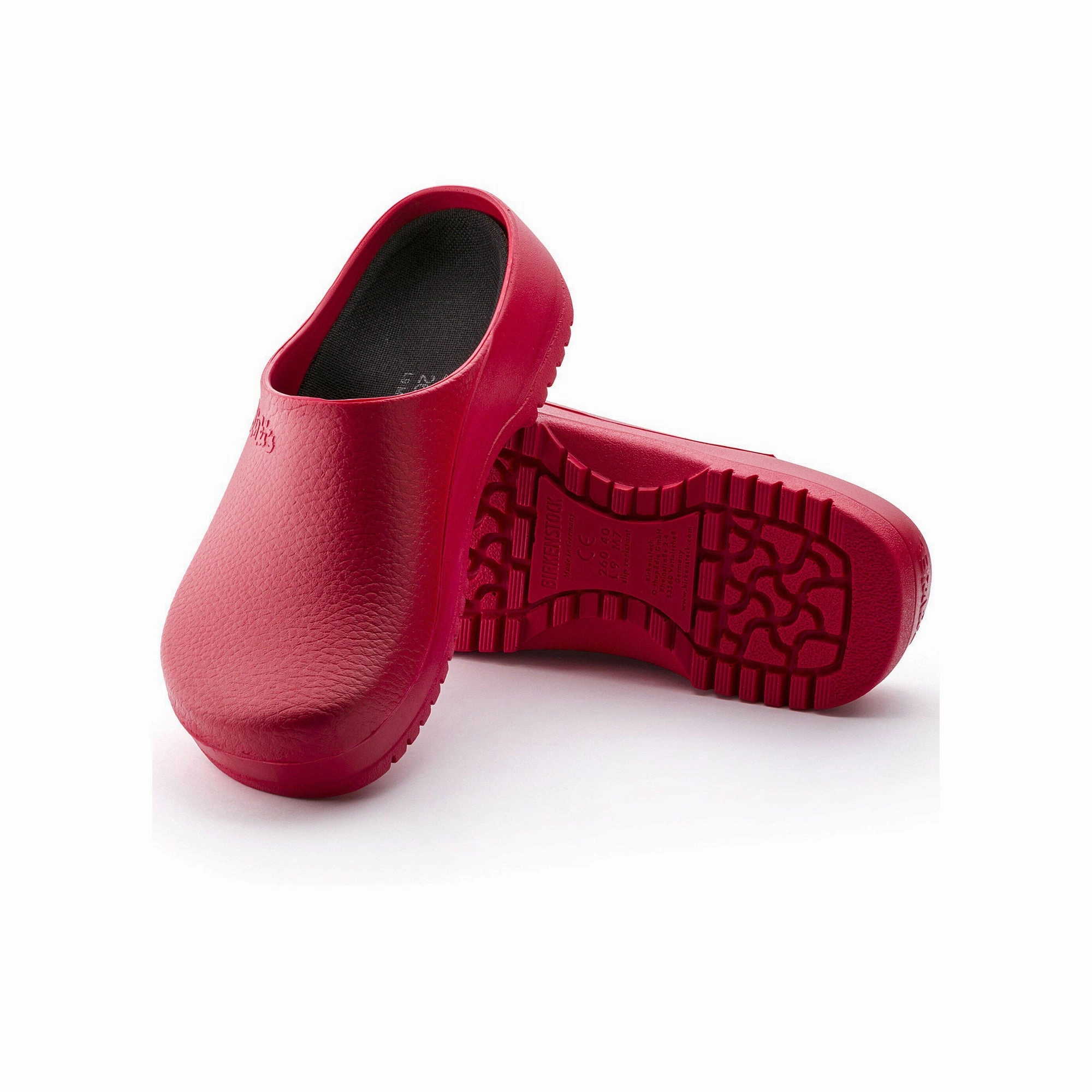 Toe Post Design Birkenstock Mens Super Birki Red Sandals