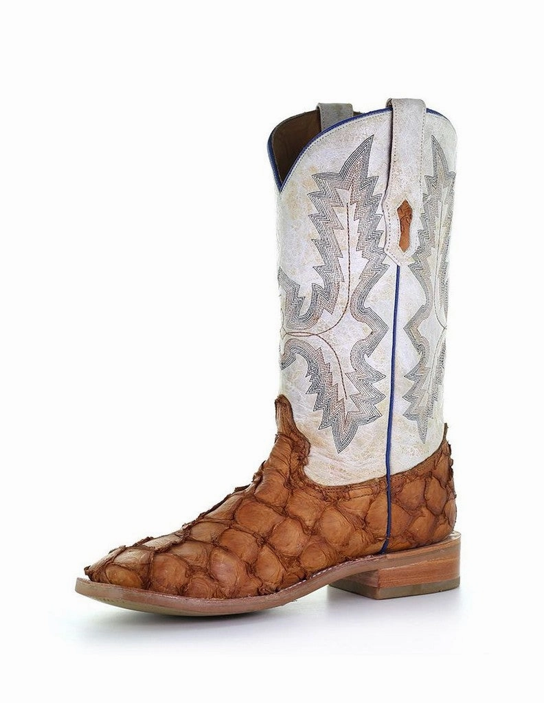 Quick Drying Windy Weather White & Brown Pirarucu Boot