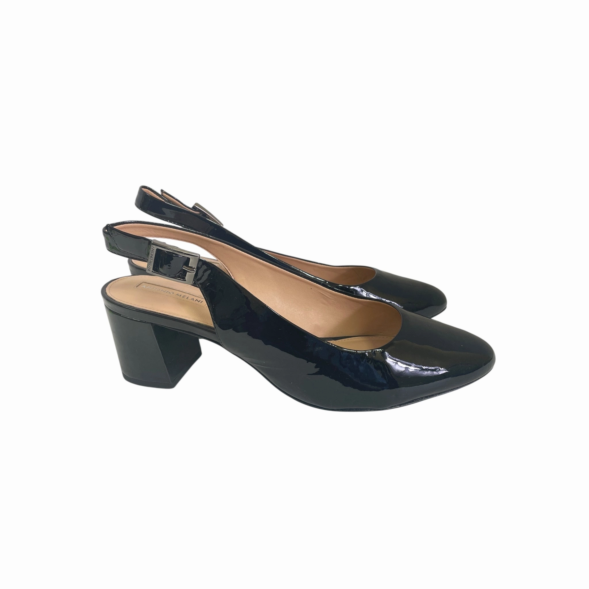 High Heel Pumps Shoes Heels Block By Antonio Melani In Black, Size:10